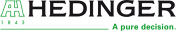 Hedinger - A pure decision. Hedinger - A pure decision.
